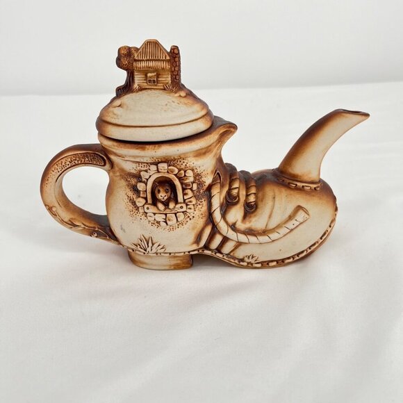 Rare Swagman Pottery Made In Australia Ceramic Tea Pot 8''L X 5.5'' H, Collectib - Picture 5 of 8